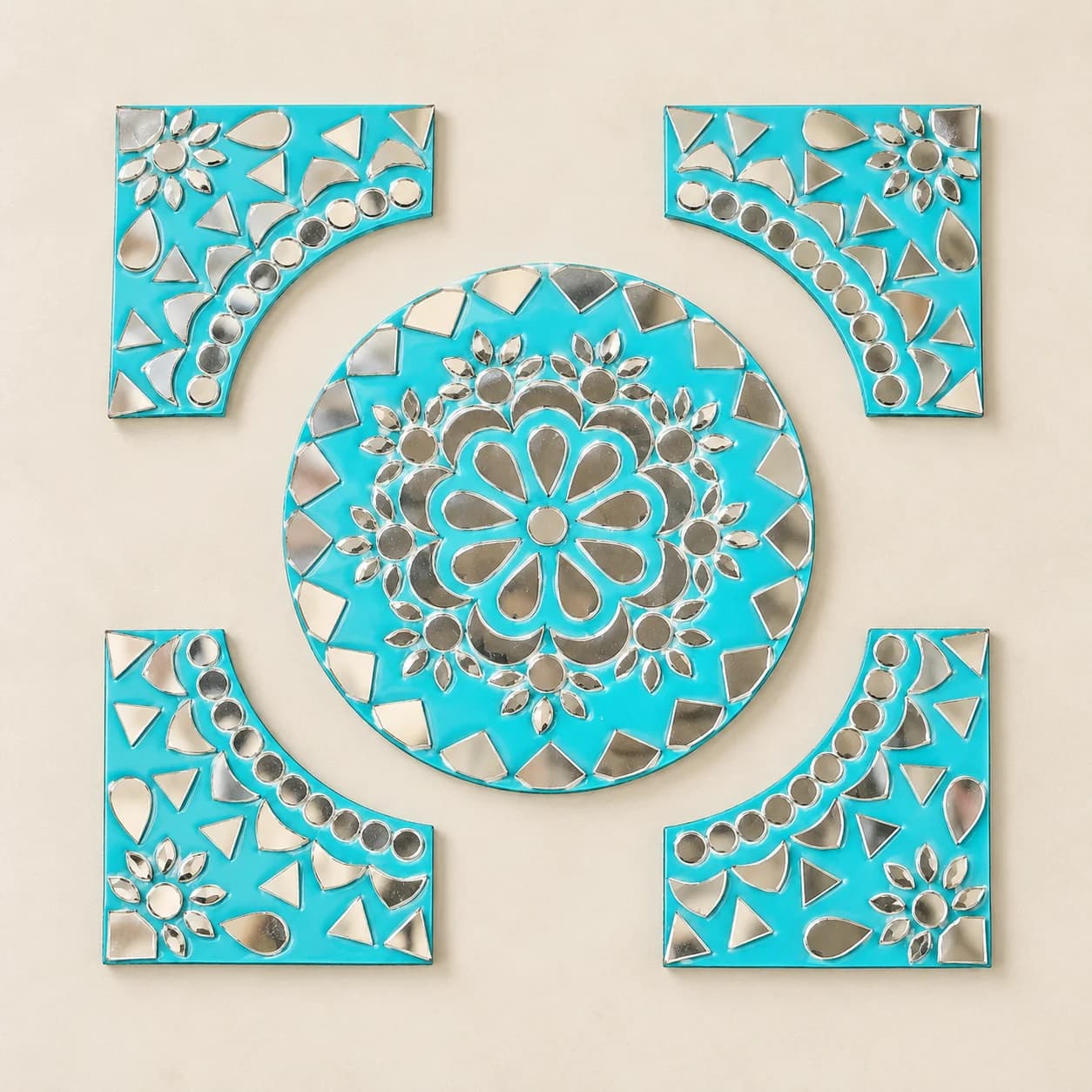 Custom Mirror Rangoli