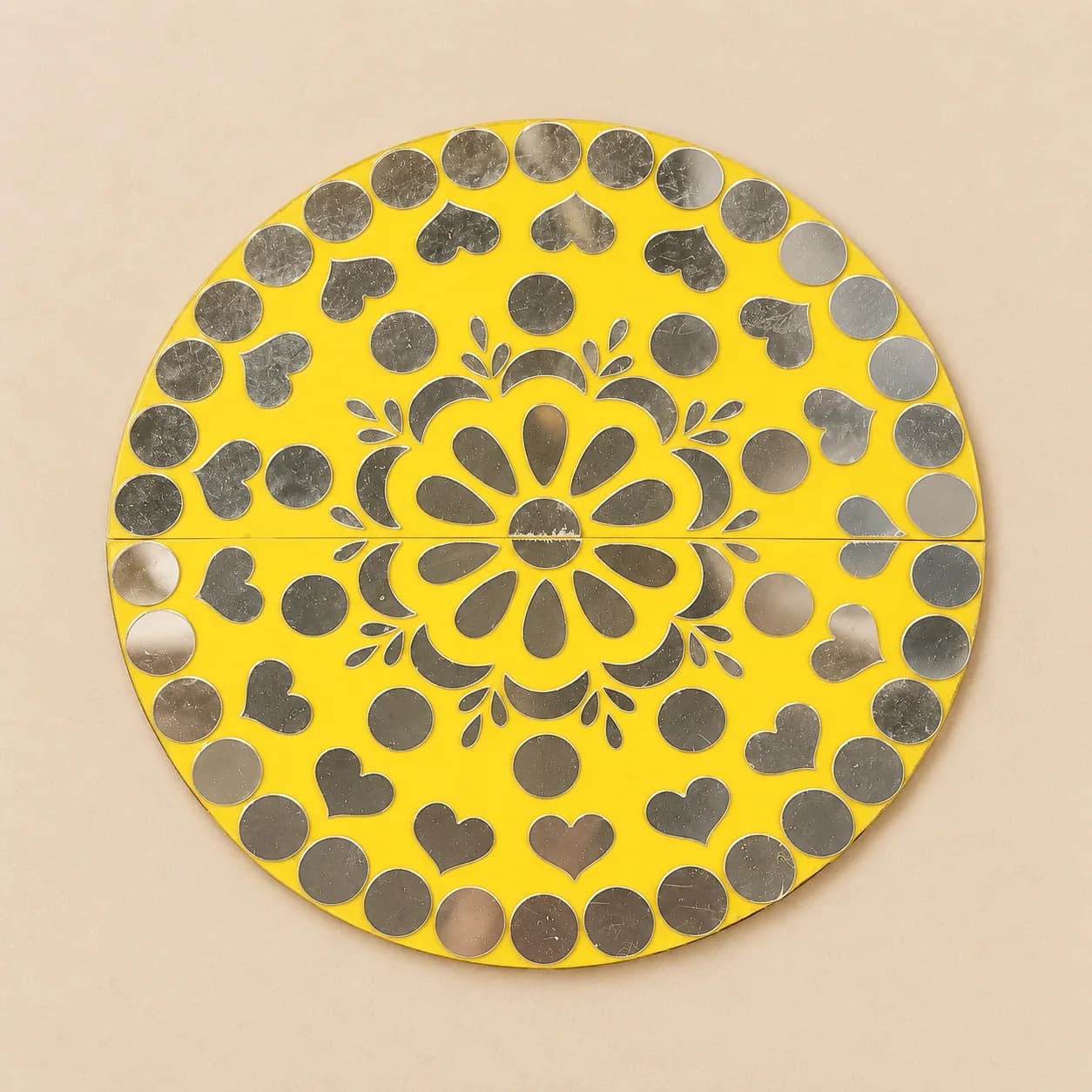 Ready-Made Mirror Rangoli