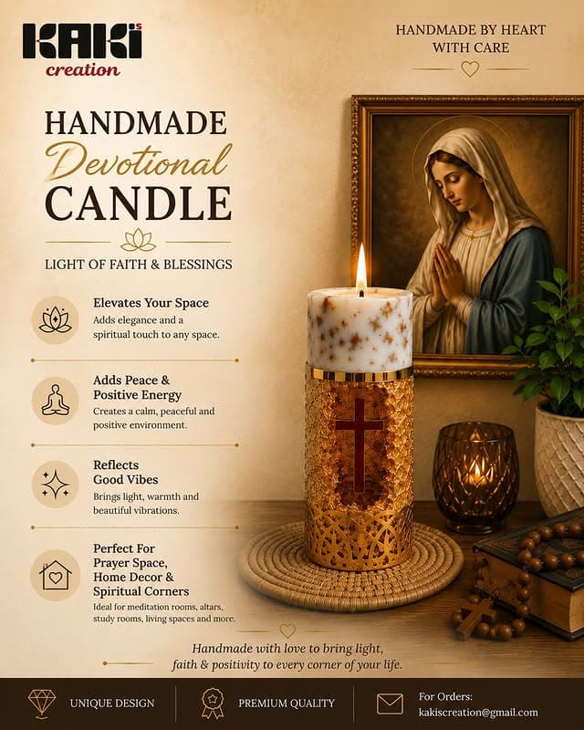 Handmade Devotional Candle